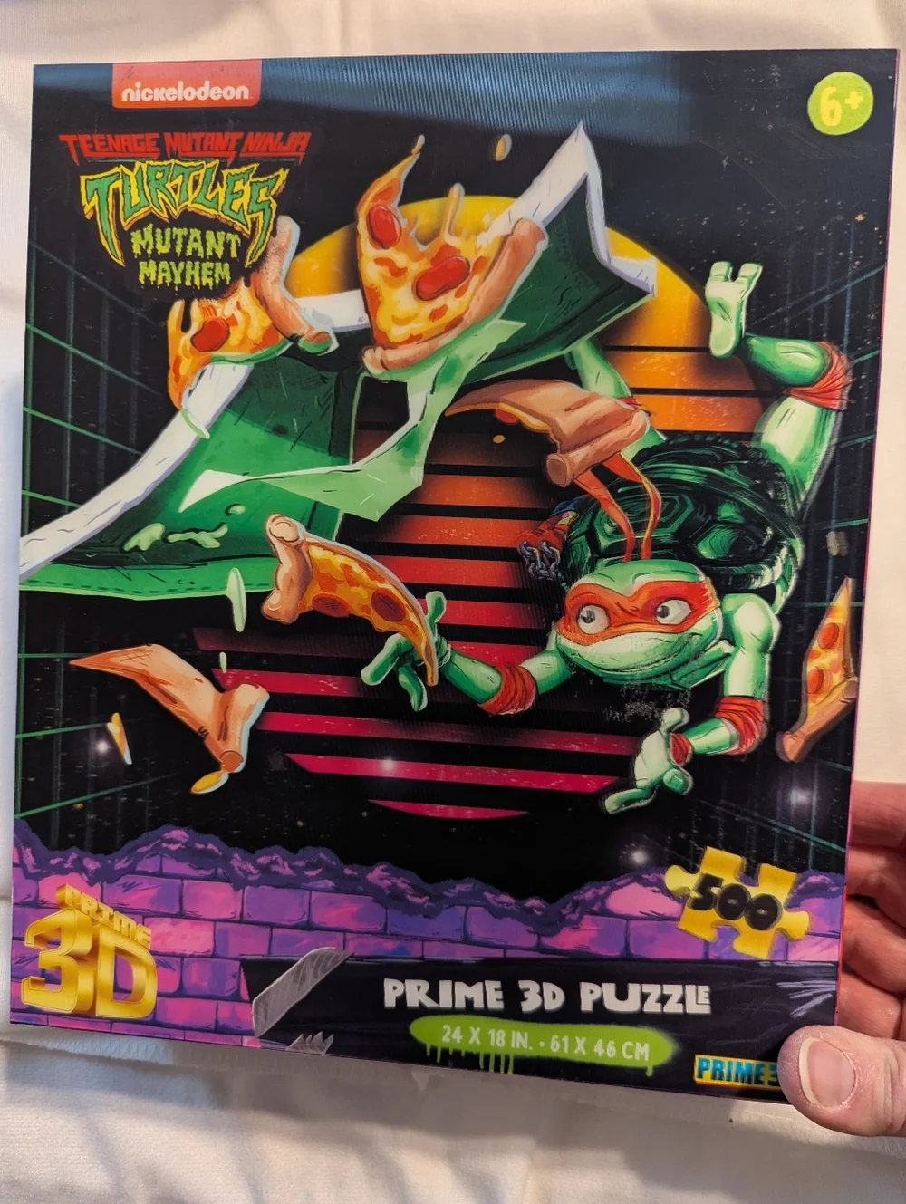 Nickelodeon TMNT Mutant Mayham Prime 3D 500 Piece Puzzle Brand New Sealed